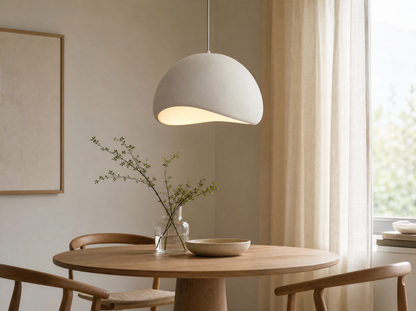 Nubia Cloud Pendant Light over a dining table